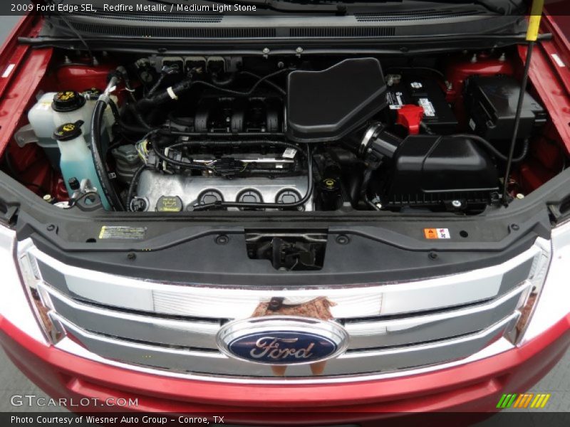 Redfire Metallic / Medium Light Stone 2009 Ford Edge SEL