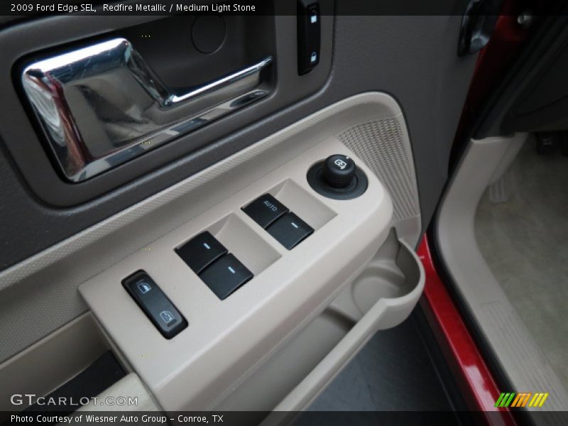 Redfire Metallic / Medium Light Stone 2009 Ford Edge SEL