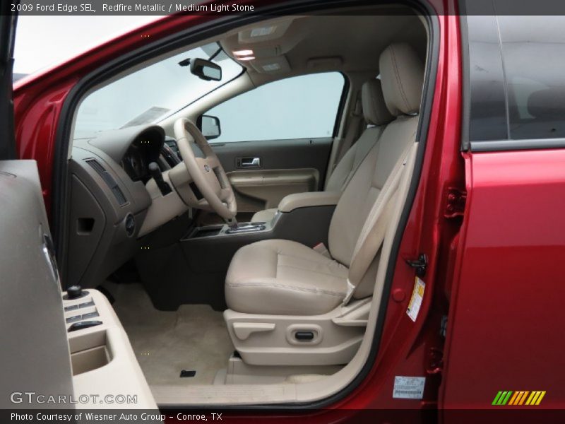 Redfire Metallic / Medium Light Stone 2009 Ford Edge SEL