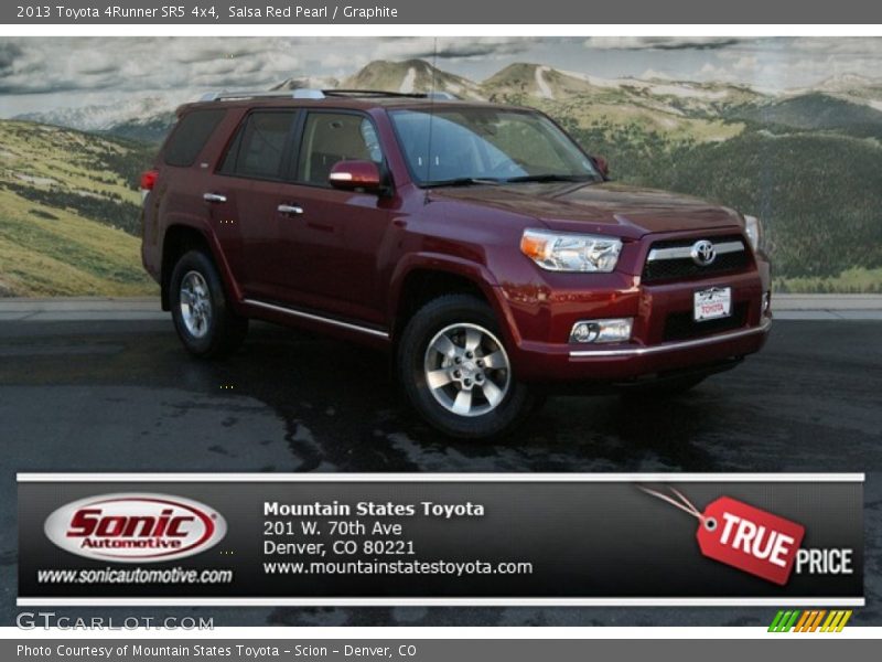Salsa Red Pearl / Graphite 2013 Toyota 4Runner SR5 4x4