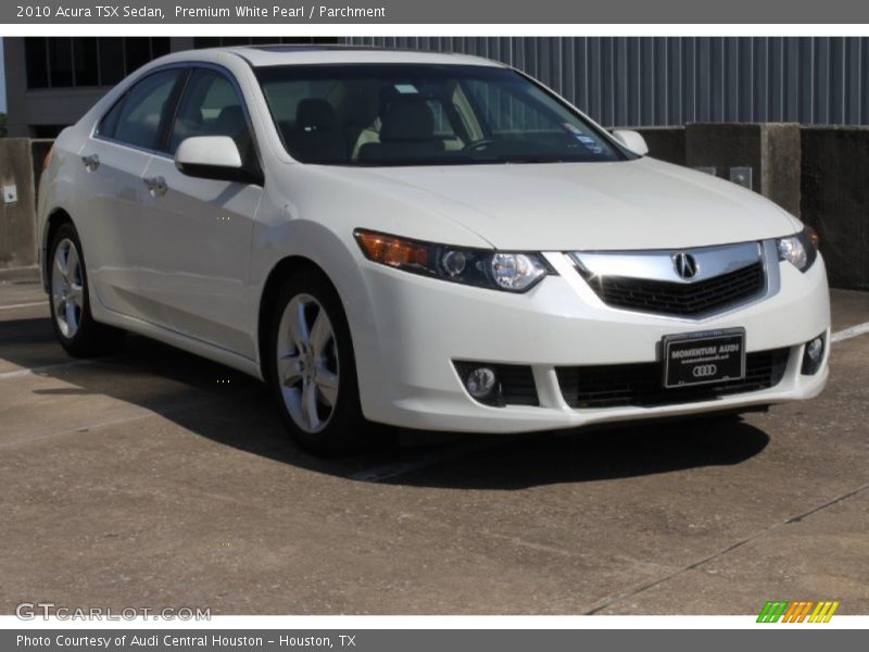 Premium White Pearl / Parchment 2010 Acura TSX Sedan