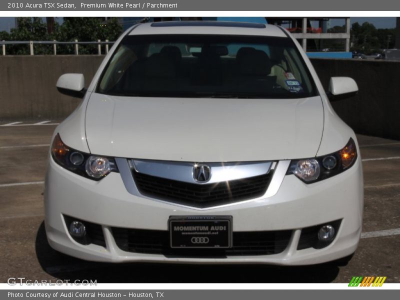 Premium White Pearl / Parchment 2010 Acura TSX Sedan