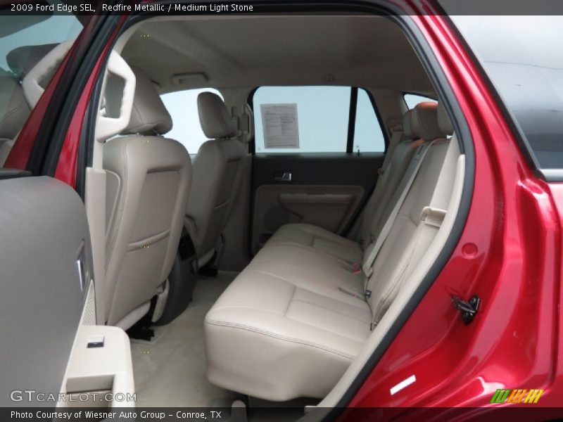 Redfire Metallic / Medium Light Stone 2009 Ford Edge SEL