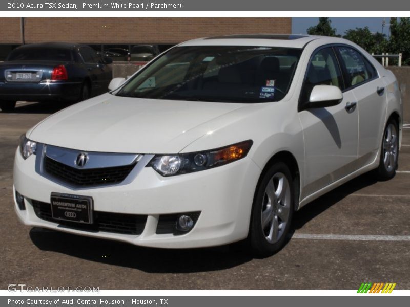 Premium White Pearl / Parchment 2010 Acura TSX Sedan