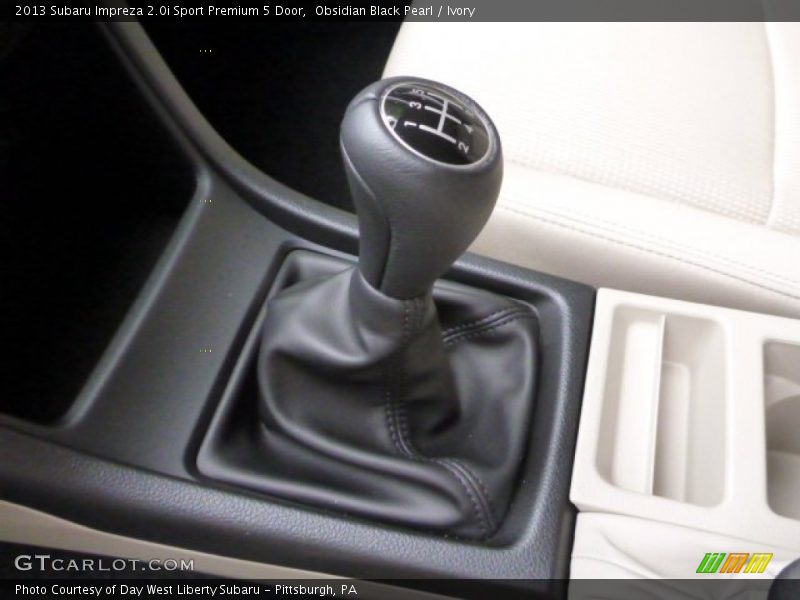  2013 Impreza 2.0i Sport Premium 5 Door 5 Speed Manual Shifter