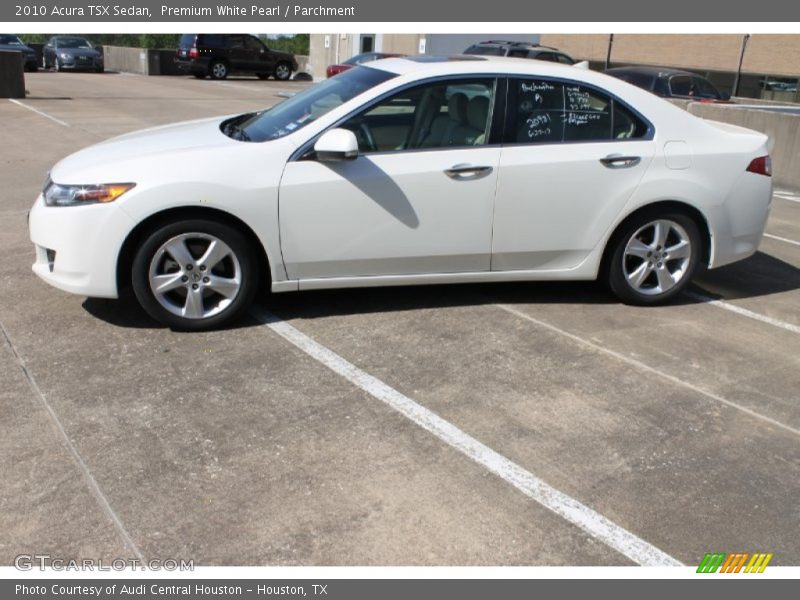 Premium White Pearl / Parchment 2010 Acura TSX Sedan