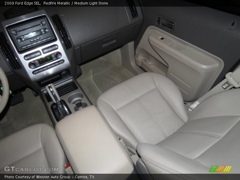 Redfire Metallic / Medium Light Stone 2009 Ford Edge SEL