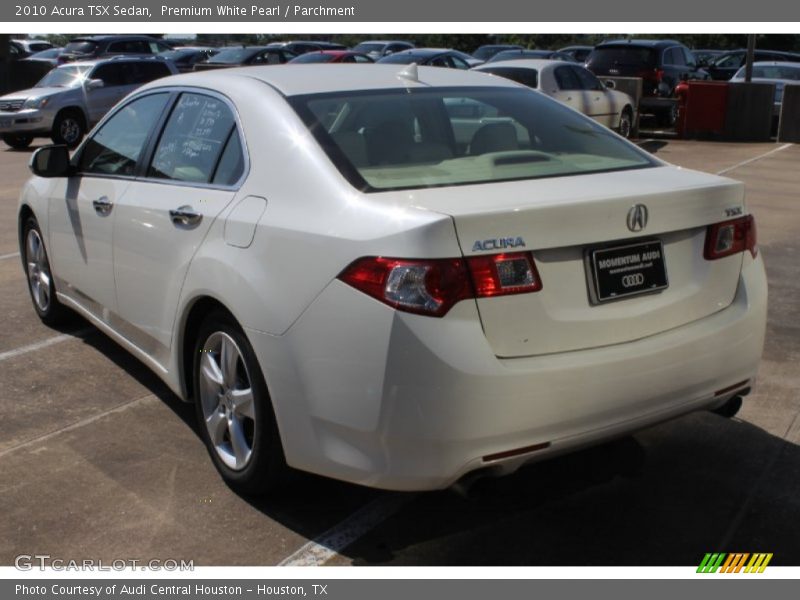 Premium White Pearl / Parchment 2010 Acura TSX Sedan
