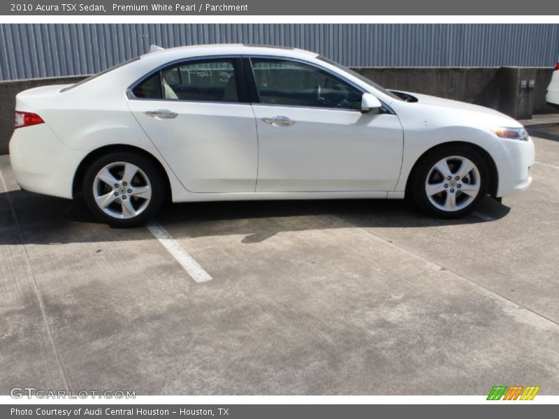 Premium White Pearl / Parchment 2010 Acura TSX Sedan