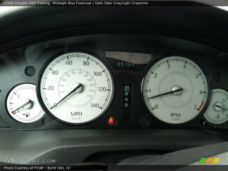 Midnight Blue Pearlcoat / Dark Slate Gray/Light Graystone 2006 Chrysler 300 Touring