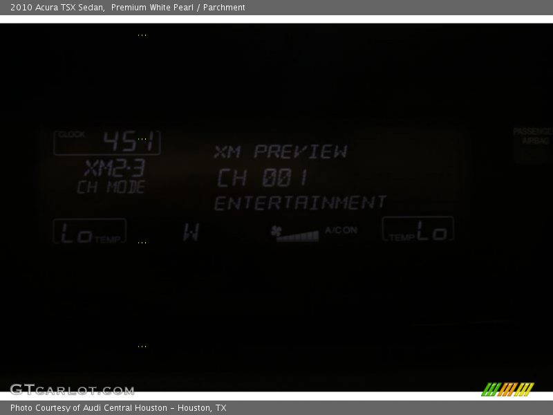 Premium White Pearl / Parchment 2010 Acura TSX Sedan