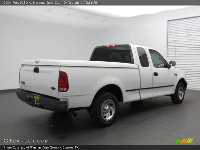 Oxford White / Dark Flint 2004 Ford F150 XL Heritage SuperCab