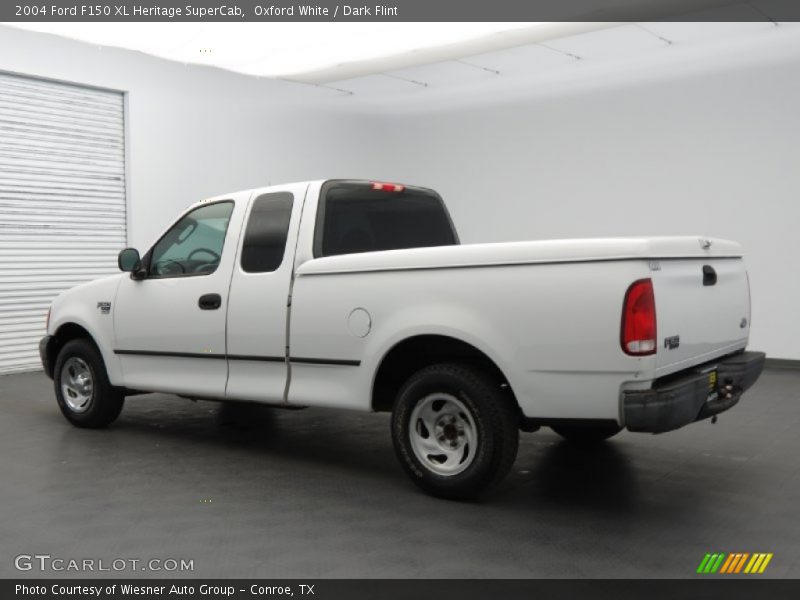 Oxford White / Dark Flint 2004 Ford F150 XL Heritage SuperCab