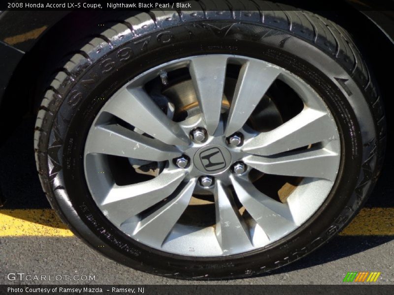 Nighthawk Black Pearl / Black 2008 Honda Accord LX-S Coupe