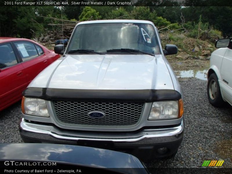 Silver Frost Metallic / Dark Graphite 2001 Ford Ranger XLT SuperCab 4x4