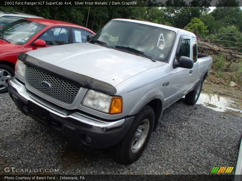 Silver Frost Metallic / Dark Graphite 2001 Ford Ranger XLT SuperCab 4x4