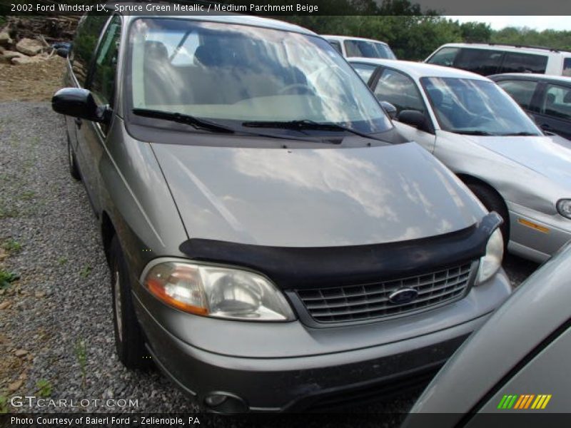 Spruce Green Metallic / Medium Parchment Beige 2002 Ford Windstar LX