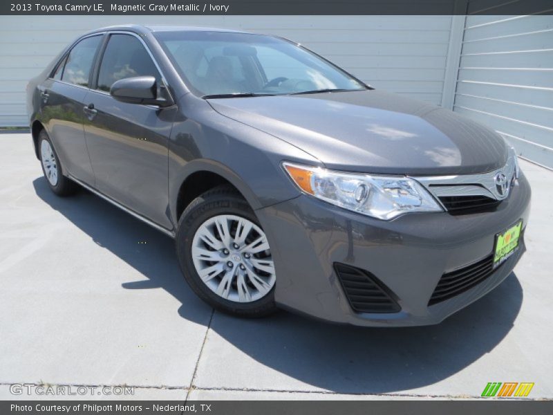 Magnetic Gray Metallic / Ivory 2013 Toyota Camry LE