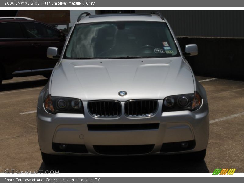 Titanium Silver Metallic / Grey 2006 BMW X3 3.0i
