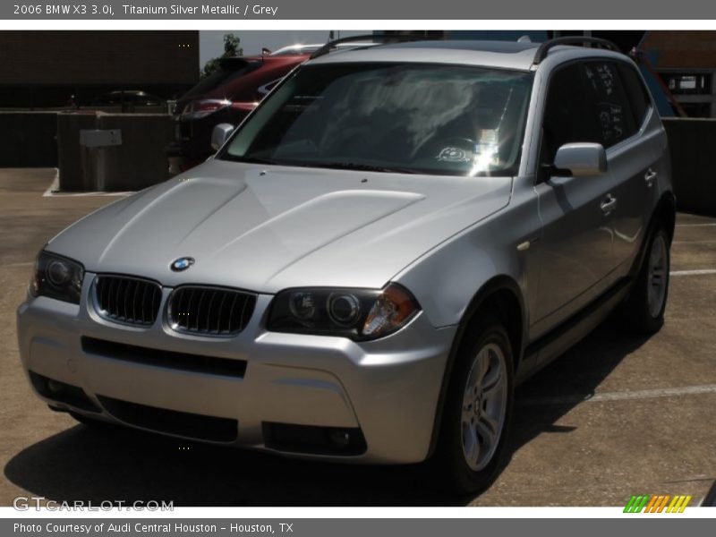 Titanium Silver Metallic / Grey 2006 BMW X3 3.0i