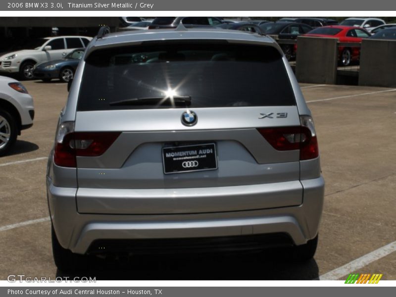Titanium Silver Metallic / Grey 2006 BMW X3 3.0i
