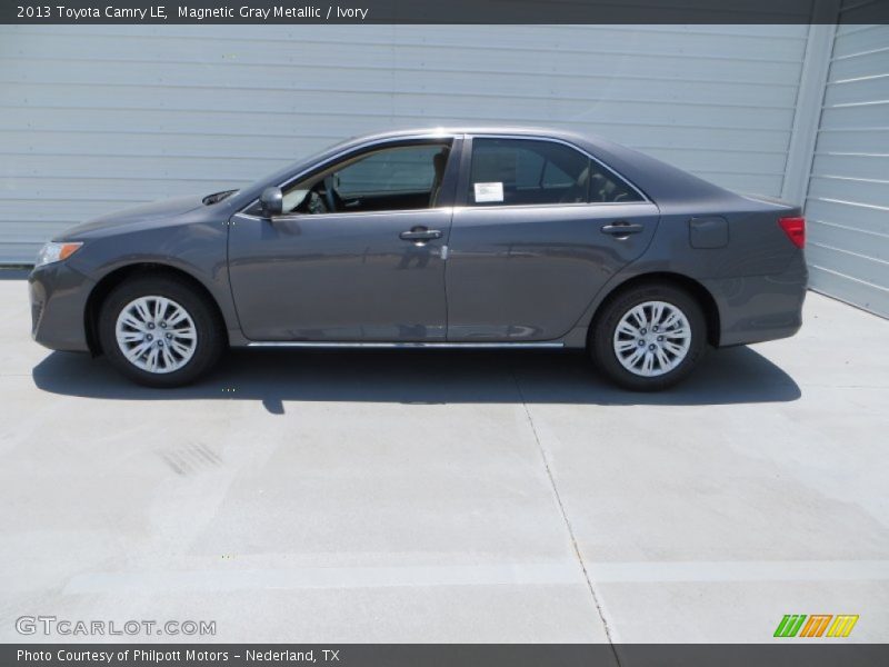 Magnetic Gray Metallic / Ivory 2013 Toyota Camry LE
