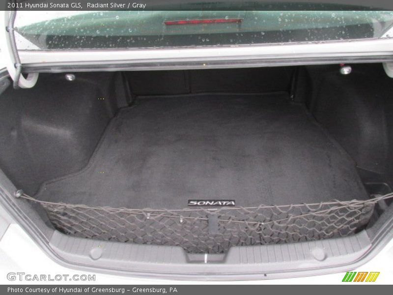 Radiant Silver / Gray 2011 Hyundai Sonata GLS