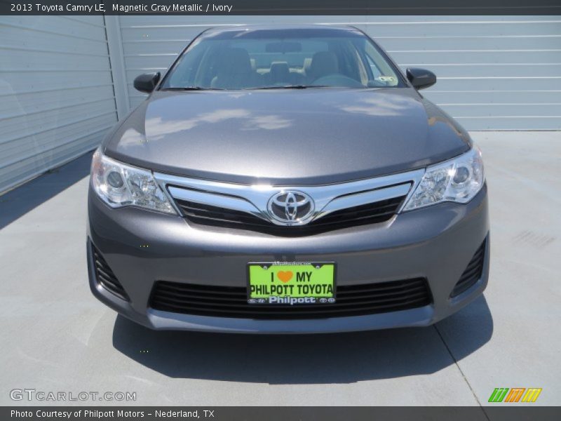 Magnetic Gray Metallic / Ivory 2013 Toyota Camry LE