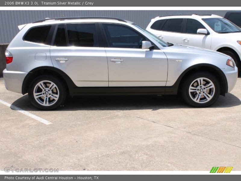 Titanium Silver Metallic / Grey 2006 BMW X3 3.0i