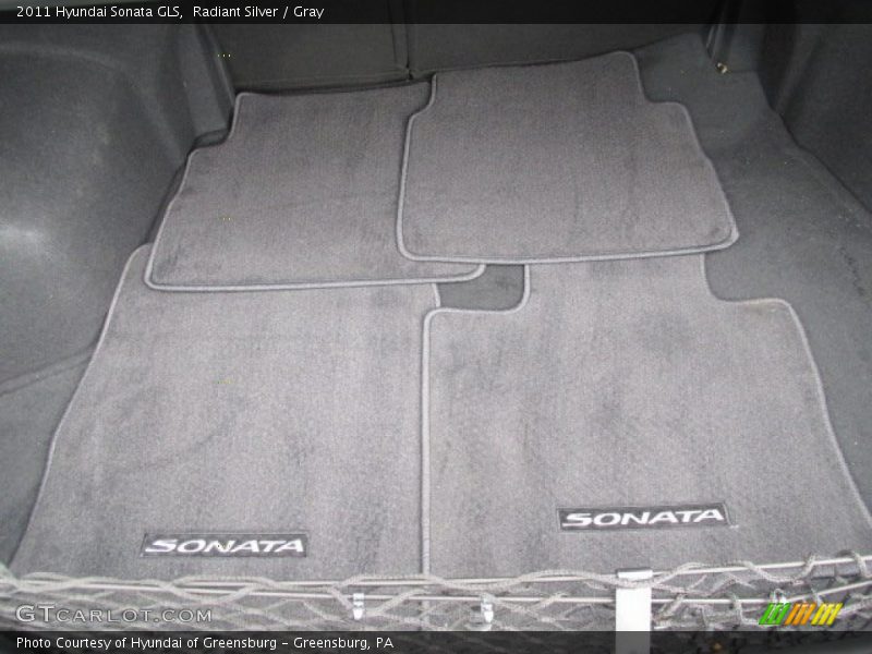 Radiant Silver / Gray 2011 Hyundai Sonata GLS