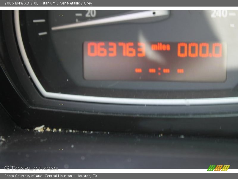 Titanium Silver Metallic / Grey 2006 BMW X3 3.0i
