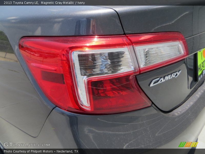 Magnetic Gray Metallic / Ivory 2013 Toyota Camry LE