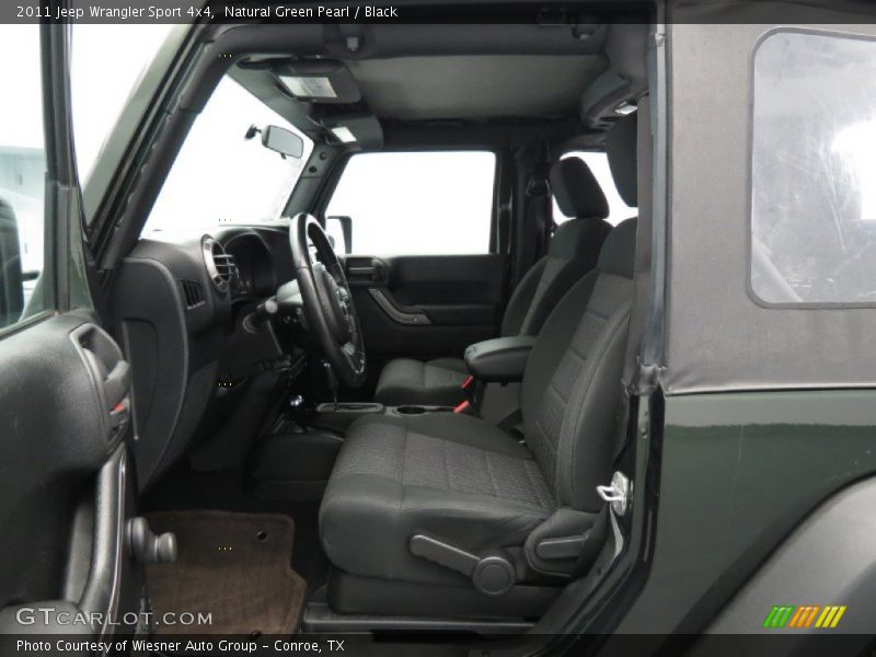 Natural Green Pearl / Black 2011 Jeep Wrangler Sport 4x4