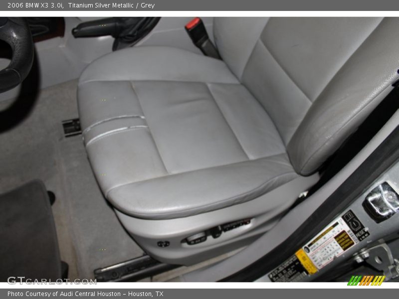Titanium Silver Metallic / Grey 2006 BMW X3 3.0i