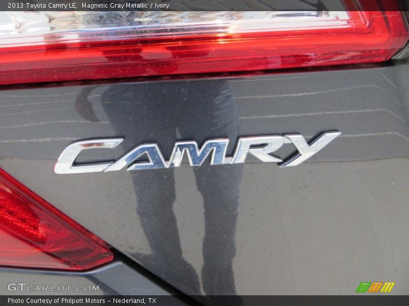Magnetic Gray Metallic / Ivory 2013 Toyota Camry LE