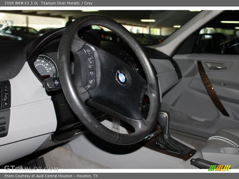 Titanium Silver Metallic / Grey 2006 BMW X3 3.0i