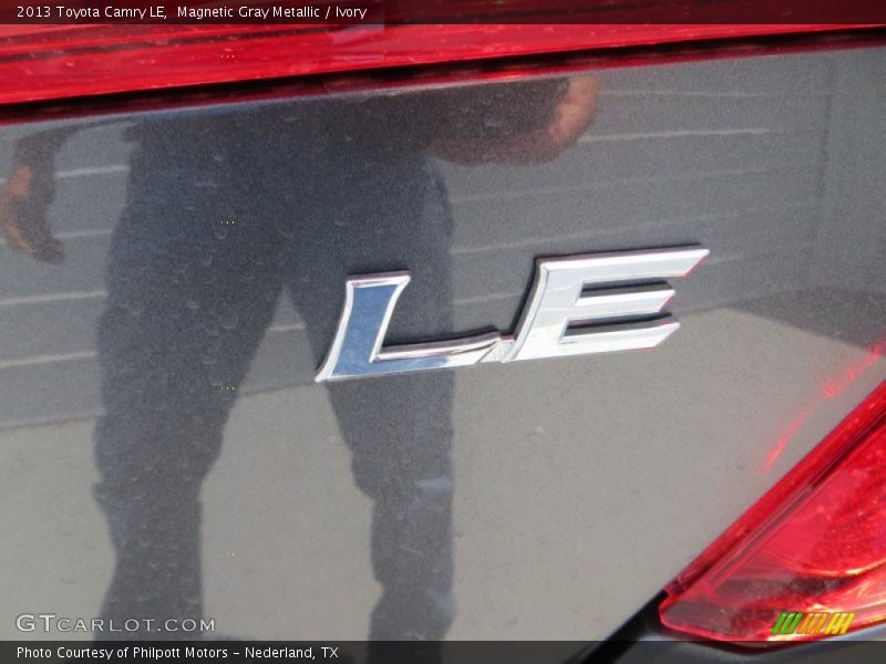 Magnetic Gray Metallic / Ivory 2013 Toyota Camry LE