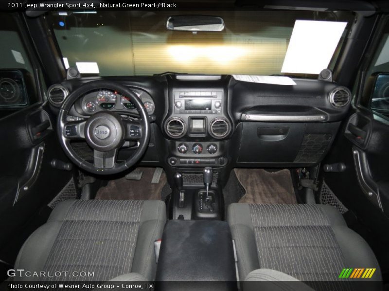 Natural Green Pearl / Black 2011 Jeep Wrangler Sport 4x4