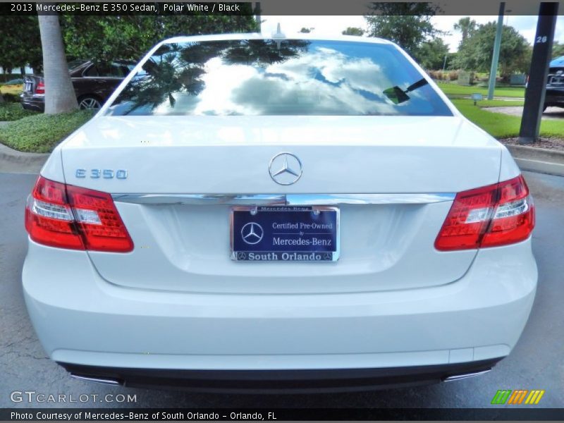 Polar White / Black 2013 Mercedes-Benz E 350 Sedan