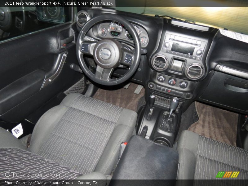 Natural Green Pearl / Black 2011 Jeep Wrangler Sport 4x4
