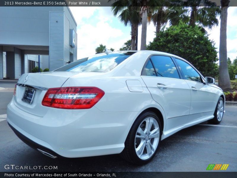 Polar White / Black 2013 Mercedes-Benz E 350 Sedan