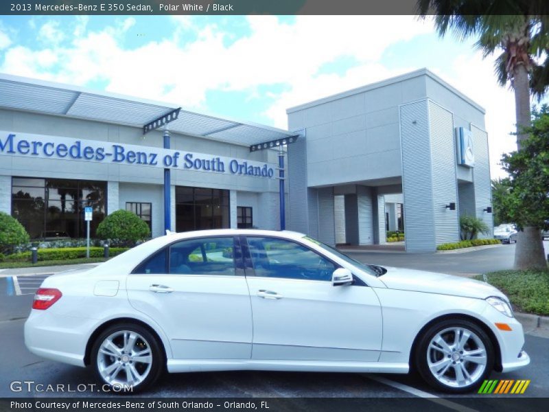 Polar White / Black 2013 Mercedes-Benz E 350 Sedan