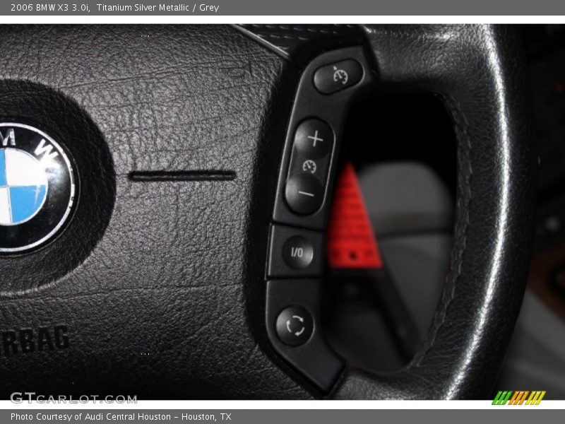 Titanium Silver Metallic / Grey 2006 BMW X3 3.0i