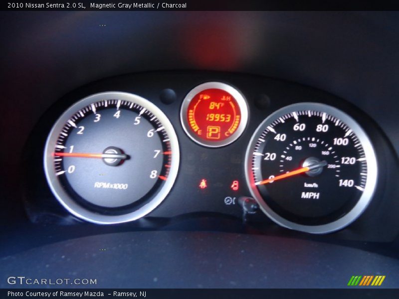 Magnetic Gray Metallic / Charcoal 2010 Nissan Sentra 2.0 SL