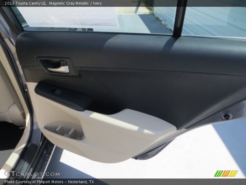 Magnetic Gray Metallic / Ivory 2013 Toyota Camry LE