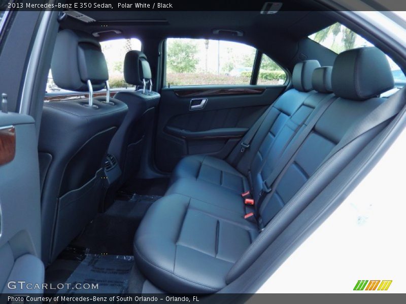 Rear Seat of 2013 E 350 Sedan