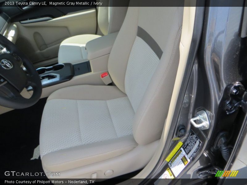 Magnetic Gray Metallic / Ivory 2013 Toyota Camry LE