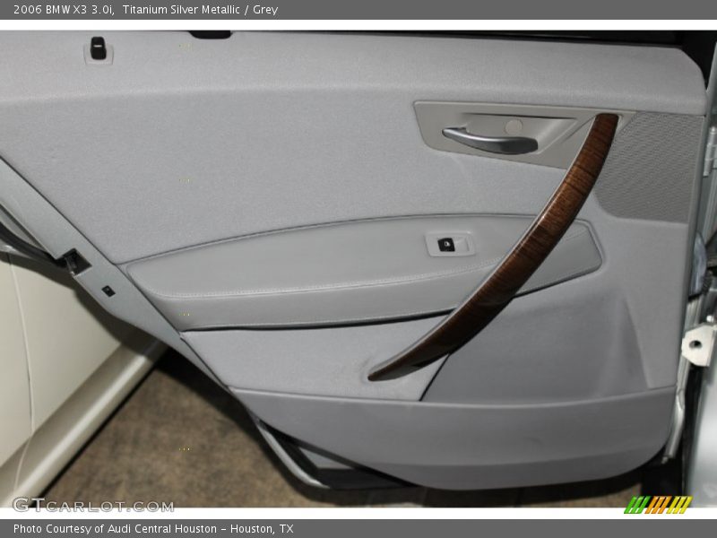 Titanium Silver Metallic / Grey 2006 BMW X3 3.0i