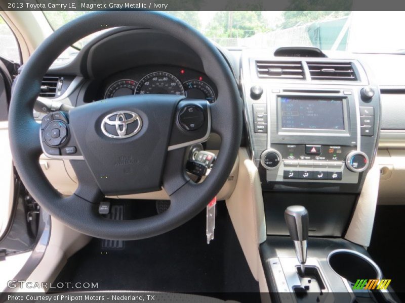 Magnetic Gray Metallic / Ivory 2013 Toyota Camry LE