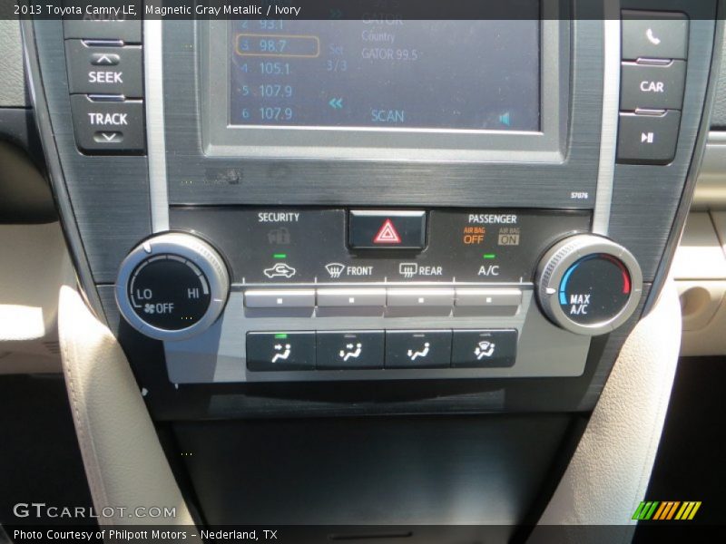 Magnetic Gray Metallic / Ivory 2013 Toyota Camry LE